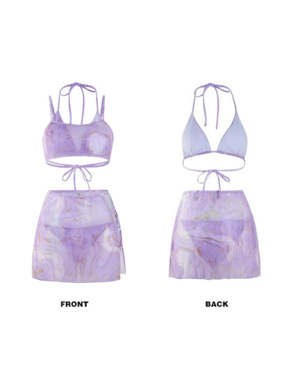 Serendipity Four-Piece Bikini Set