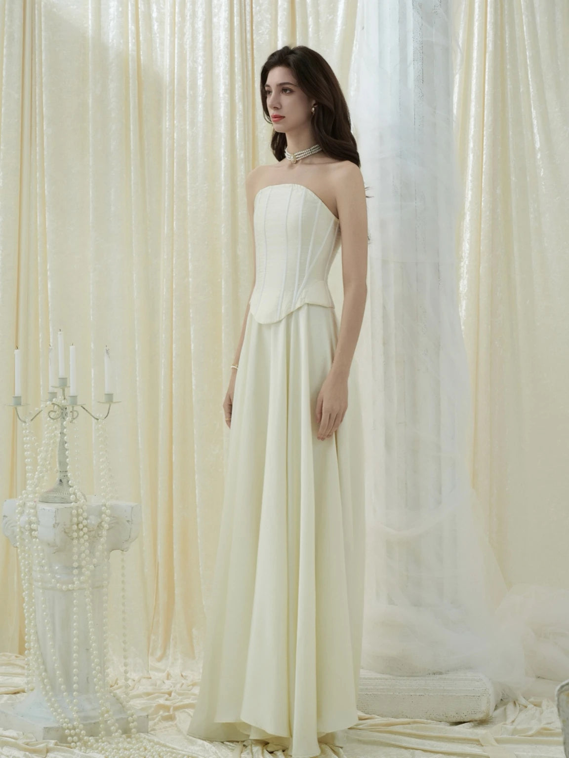 Crow Crew Corset Maxi Dress - PREORDER