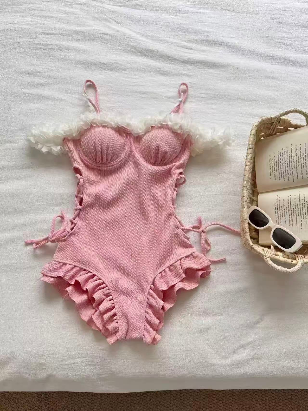 Peach Blush One-Piece Swimsuit
