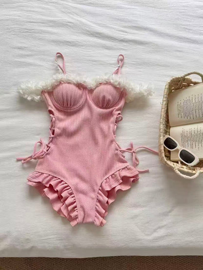 Peach Blush One-Piece Swimsuit