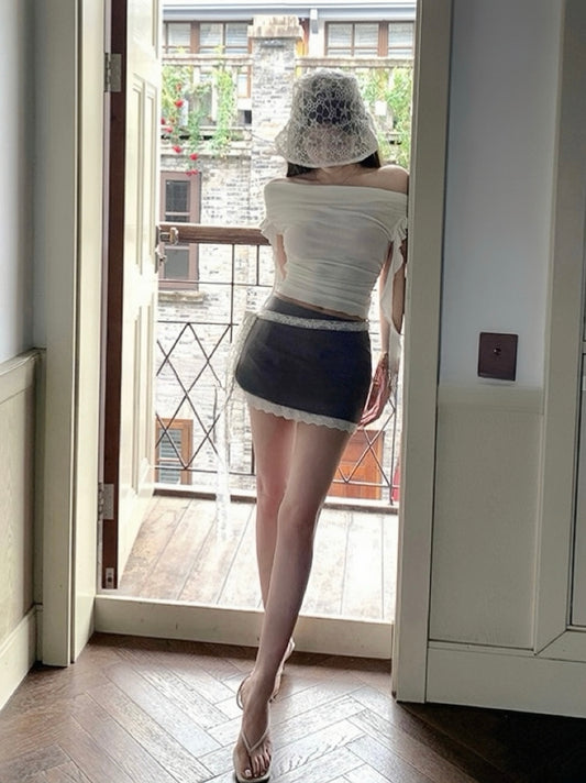 Melody Lace - Off Shoulder Top and Skirt