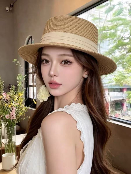 Riviera Wide Brim Straw Hat