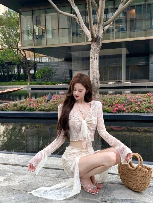 Lace Fairytale Set - Top & Maxi Skirt