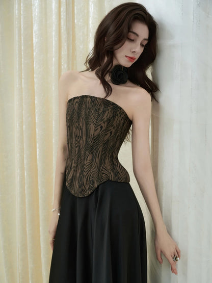 Crow Crew Corset Maxi Dress - PREORDER