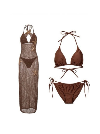 Cocoa Starfish 3 Piece Bikini Set