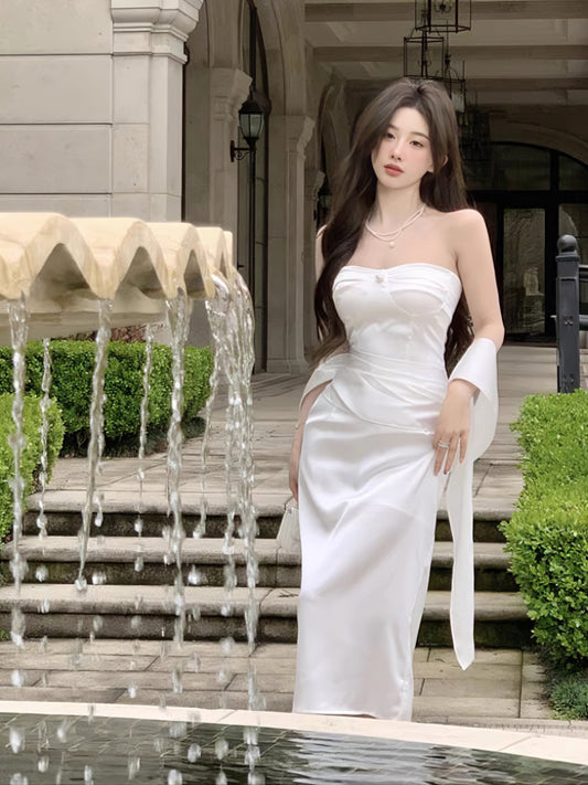 Dianna Satin Maxi Dress