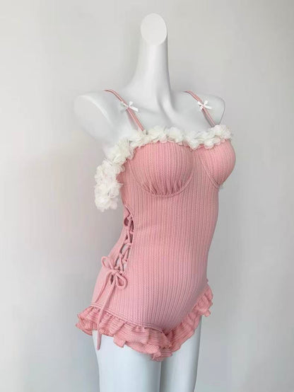 Peach Blush One-Piece Swimsuit