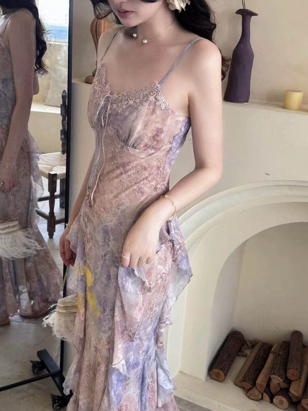 Lavender Mirage Maxi Dress