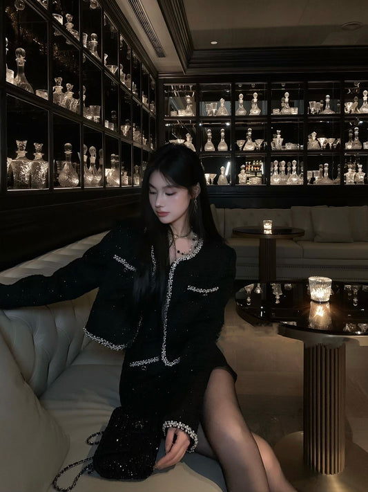 Giovanna Set - Tweed Jacket and Dress