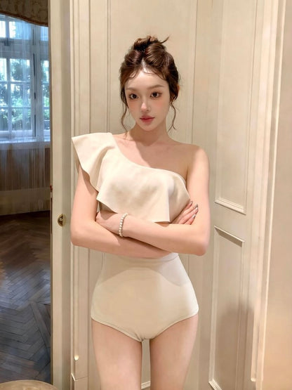 Elena Pearl White One-Piece Swimsuit