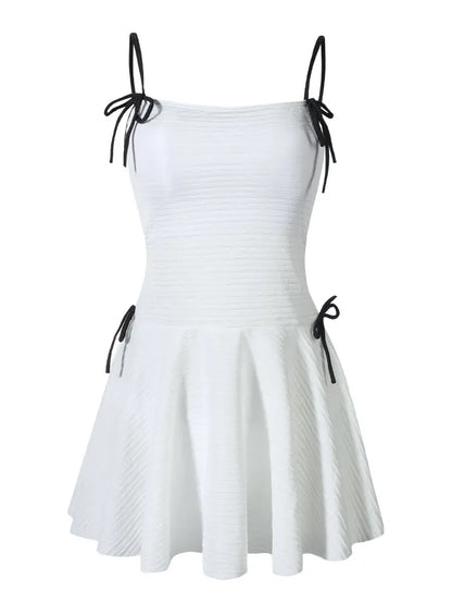 Elodie Ivory Ruched Swim Dress