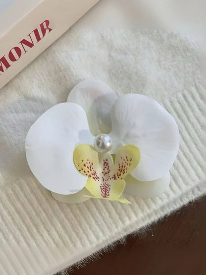 Orchid Flower Hair Clip (4 colours)