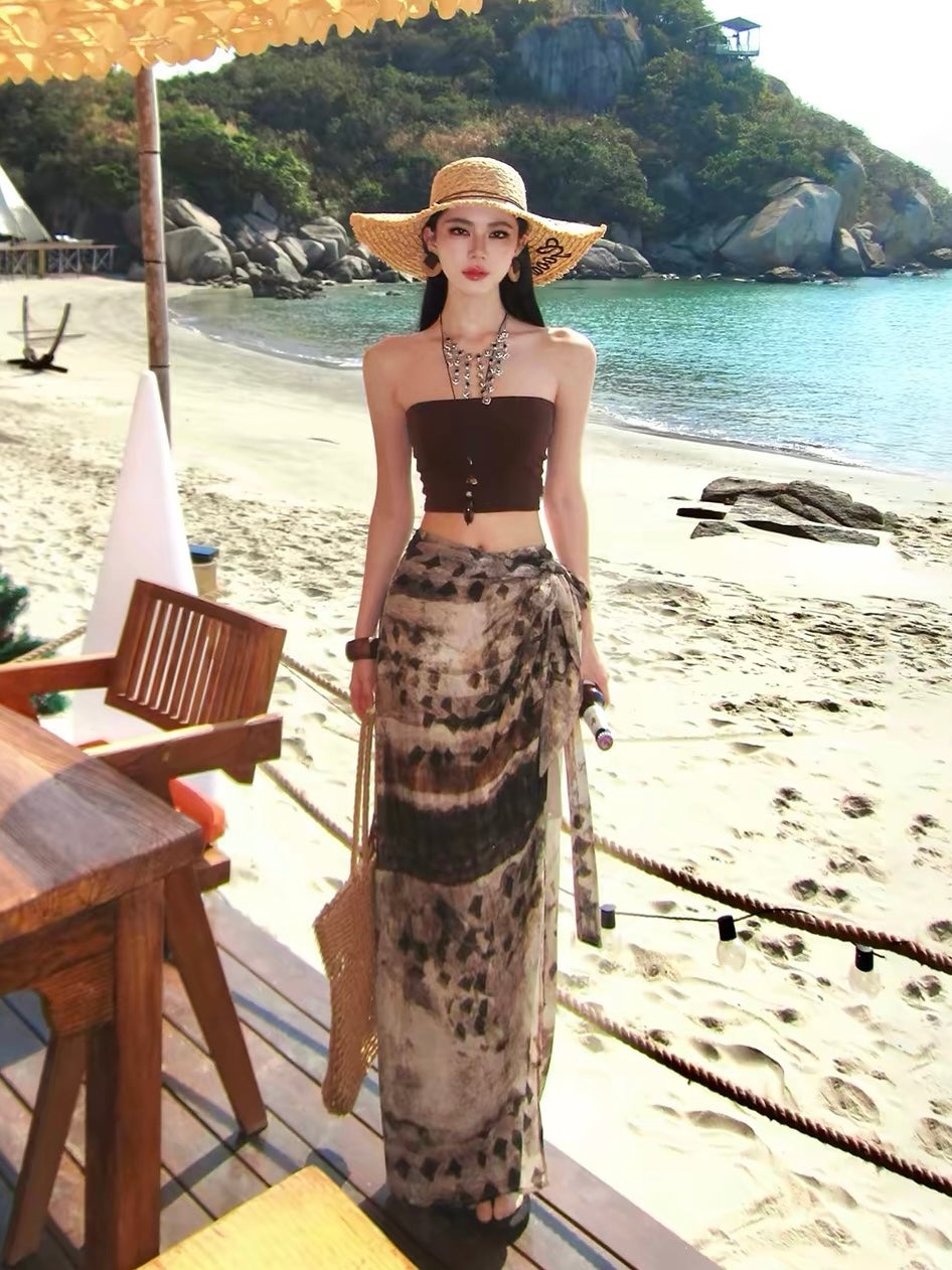 Sienna Drift Three-Piece Bikini Resort Set