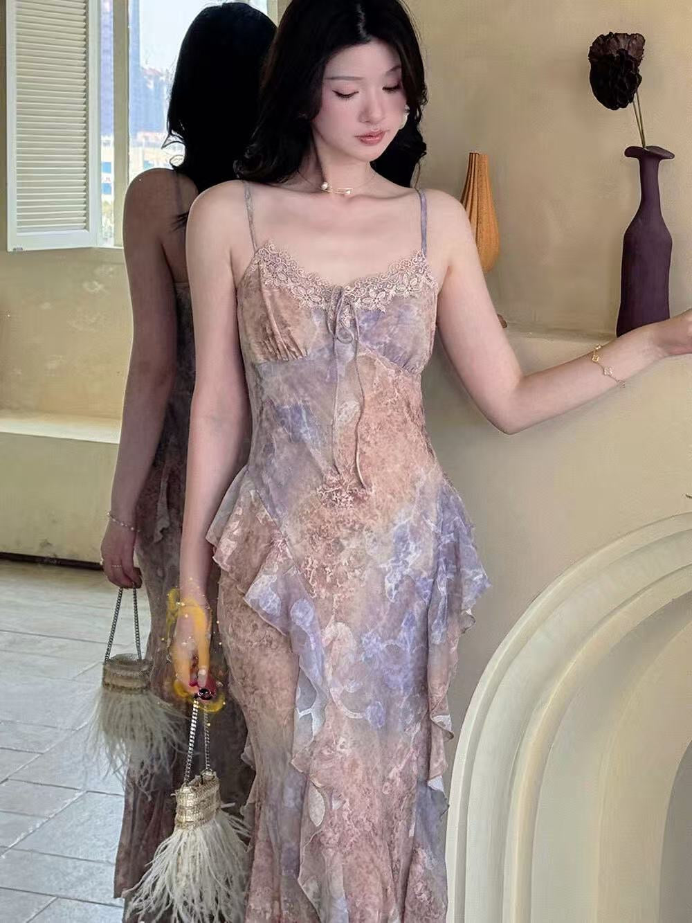 Lavender Mirage Maxi Dress