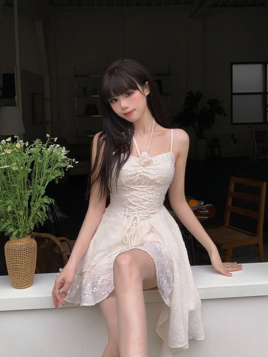 Ivory Mini Dress