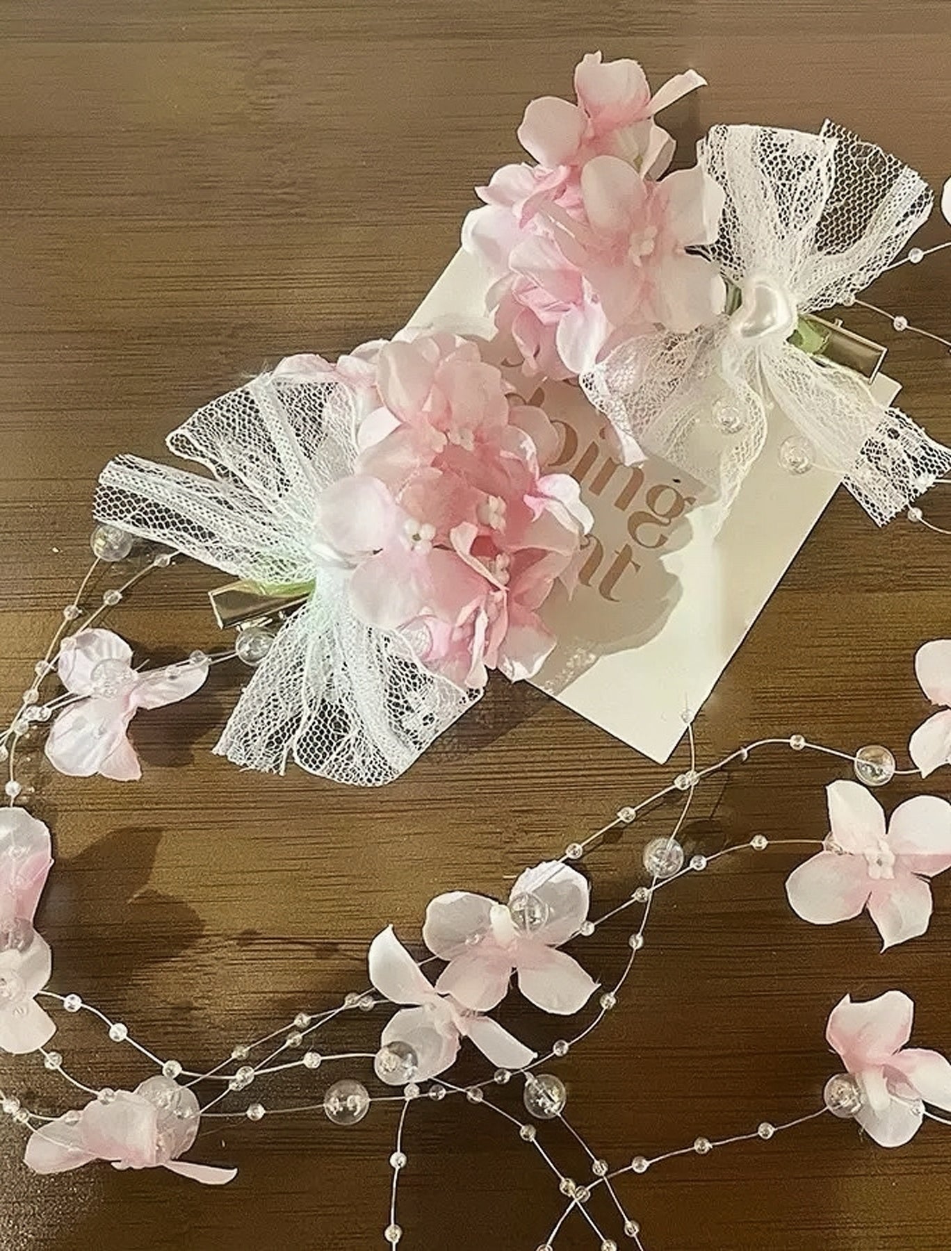 Cascading Blossom Hair Clip