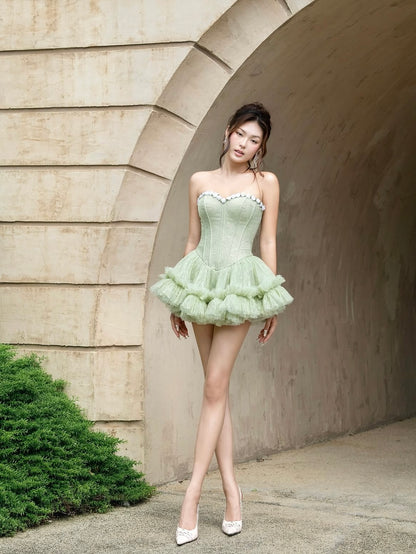 LANE Cì Bloom Dress - Mint