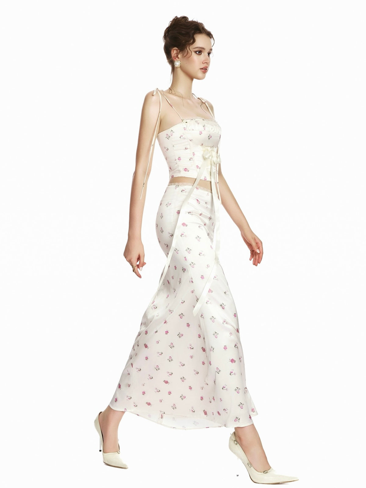 Moulin Rose Sahara Flower Top & Maxi Skirt Set