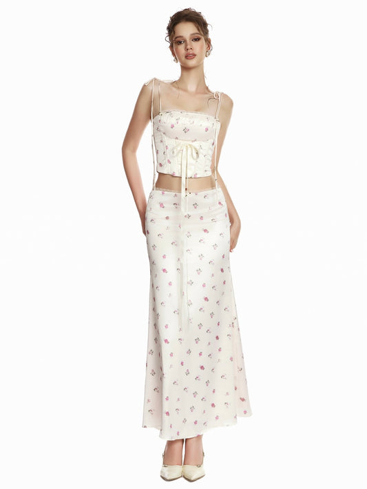 Moulin Rose Sahara Flower Top & Maxi Skirt Set