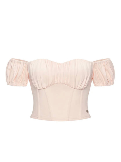 Selene Off Shoulder Corset Top & Ruched Mermaid Skirt Set