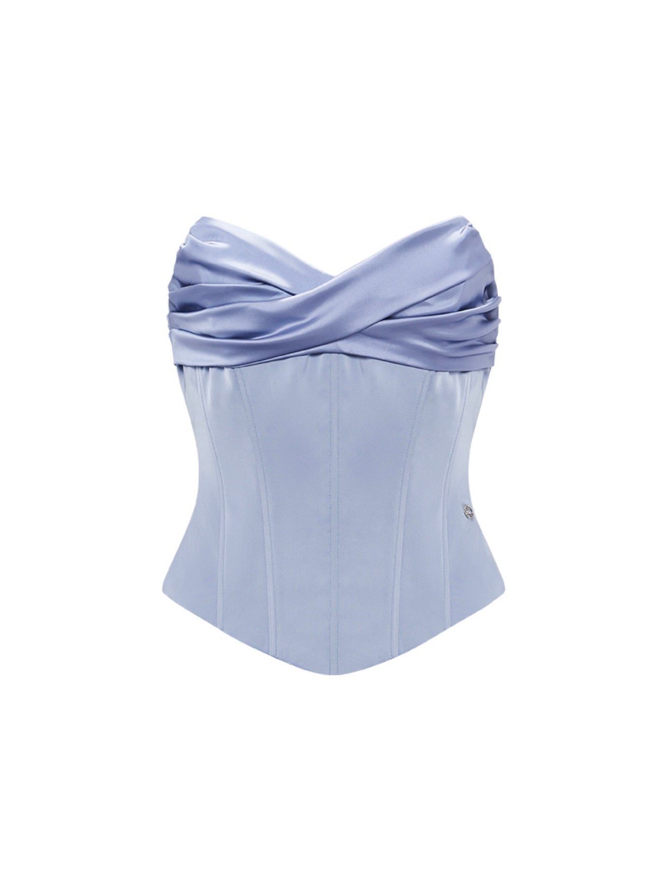 Mermaid Satin Corset Top + Skirt Two-Piece Set