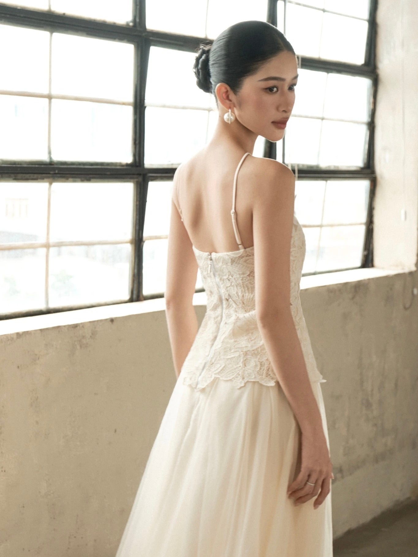 Nancy Lace Top & Maxi Skirt Set