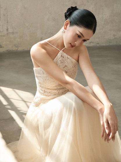 Nancy Lace Top & Maxi Skirt Set